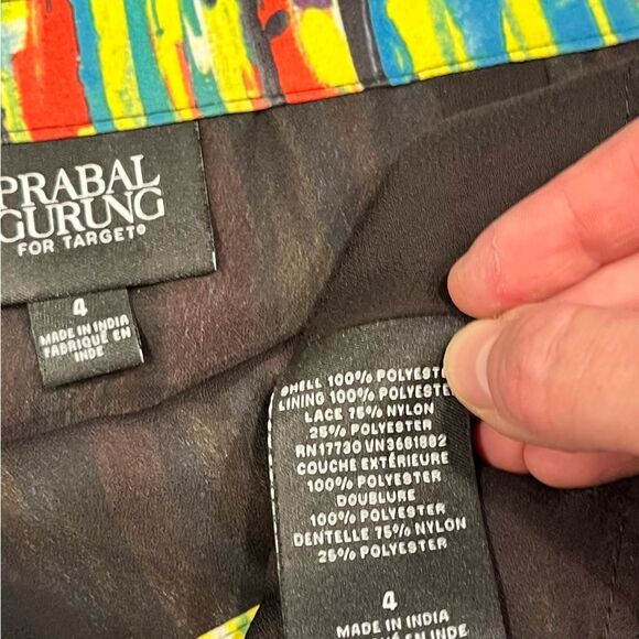 Prabal Gurung Pleated Skirt In Nolita Print Size 4 - Picture 6 of 7